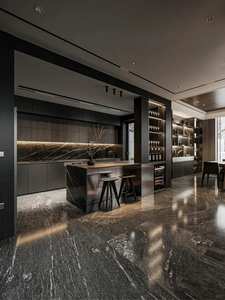 Gabinete de cocina moderno, muebles, armarios funcionales que ofrecen un diseño claro, estructura duradera para el hogar, gabinete de cocina - Product Image 2