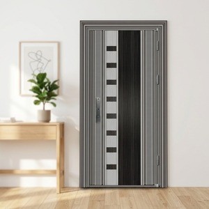 Porte coulissante en aluminium avec verre trempé, antivol, étanche, insonorisée, moderne, pour entrée d'appartement ou salon extérieur - Product Image 1
