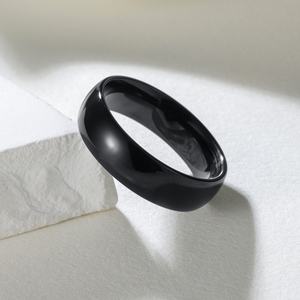 Оптовые модные недорогие кольца из золотистой нержавеющей стали 2/4/6/8/12 мм, гладкие простые кольца для пар, для женщин и мужчин - Product Image 5