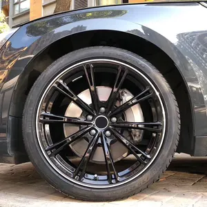 Commercio all'ingrosso della fabbrica 20 pollici di alta qualità colorato quattro pezzi concavo grande labbro forgiato ruote auto cerchi per Audi A6 C6 C8