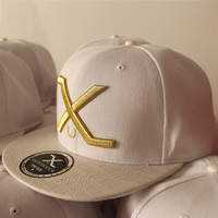 Gorra Snapback Aung Crown de Alta Calidad, 6 Paneles, Visera Plana, Estilo Hip Hop, Logotipo Bordado en 3D Personalizado, Gorras Snapback Clásicas de Acrílico