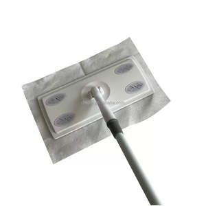 Qingle 2023 pel sekali pakai tidak ditenun, Pel datar mudah Membersihkan debu pel kering dan basah dengan 2 pegangan besi teleskopik - Product Image 4