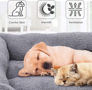 Wholesale Waterproof Ultra Soft Pet <b>Dog</b> Bed Rectangle Pet Bed Washable Pet <b>Dog</b> Bed - Product Image 4