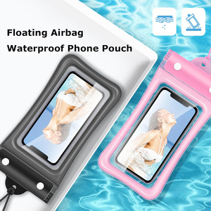 New có thể gập lại TPU điện thoại di động Trường hợp Pouch túi không thấm nước Màn hình cảm ứng niêm phong bảo vệ kín nước lặn túi cho bơi tắm - Product Image 2