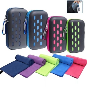 Toalla Deportiva <span class=keywords><strong>de</strong></span> Microfibra Mayorista Superventas, Absorbente y <span class=keywords><strong>de</strong></span> <span class=keywords><strong>Secado</strong></span> Rápido para Viajes, Natación y Fitness, con Caja <span class=keywords><strong>de</strong></span> EVA - Product Image 1