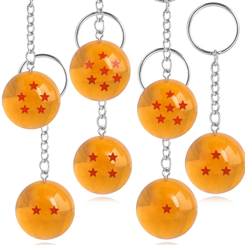 卸売アニメドラゴンボールkeychain 1-7星ドラゴンボールcosplay