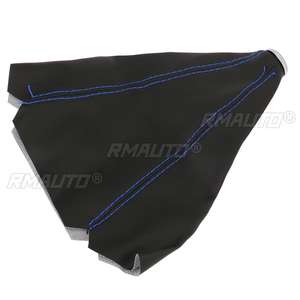 Funda universal de cuero PU para palanca de cambios, cubierta de polvo para pomo de palanca de cambios manual de coche - Product Image 3