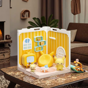 Offre Spéciale Poke Mon <span class=keywords><strong>Pikachu</strong></span> Elf House Assembly Model Safe Toy Cadeau de Noël parfait pour garçons et filles - Product Image 6