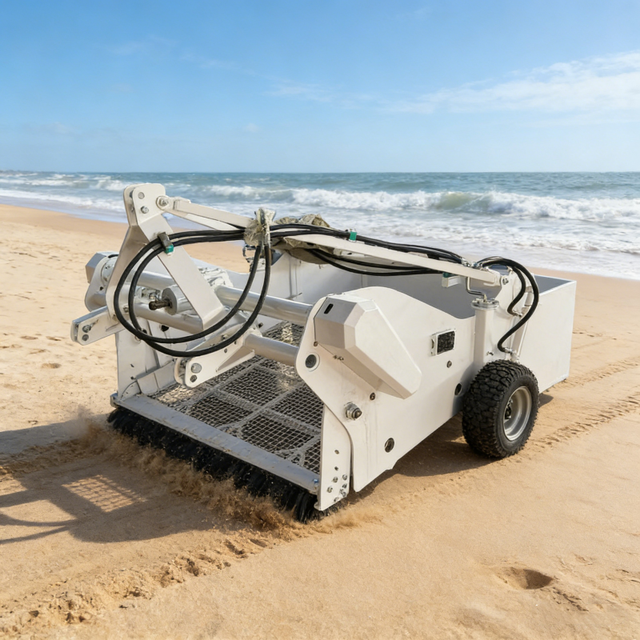 Factory Wholesale Beach Surface Debris Screening Machine Anti-Corrosion Beach Sand Cleaning Machine for Sale