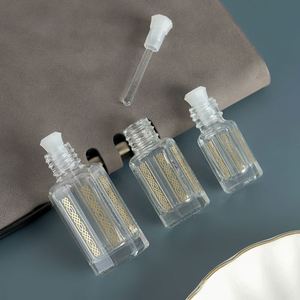 ขวดแก้วใส่น้ำหอมอาหรับ attar ขวดน้ำมันหอมระเหยสีน้ำตาลขนาด3มล. 6มล. 12มล. - Product Image 3