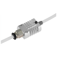 Bagian Printer 3D Logam Penuh J-head Hotend MK8 Kit Extruder untuk CR-10 CR-10S 3D V6 Bowden Extruder 1.75/0.4MM Nozzle