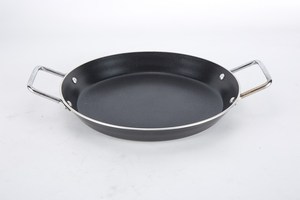 Moderne Antihaft-Kochgeschirr-Aluminium-<span class=keywords><strong>Paella</strong></span>-Pfanne für die Haus manns kost mit Meeres früchten - Product Image 4
