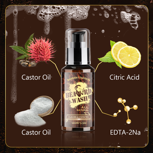 <span class=keywords><strong>Savon</strong></span> nettoyant biologique pour hommes avec marque personnalisée shampooing pour barbe prix de gros - Product Image 3