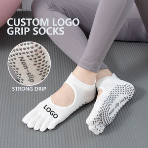 Calcetines de Cinco Dedos con Logotipo Personalizado Más Vendidos, Calcetines Cómodos con Cinco Dedos Separados, Calcetines de Cinco Dedos Personalizados para Mujer - Product Image 1