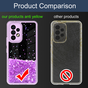 Lujosa funda anticaída para teléfono móvil, carcasa de TPU de Color con capa de purpurina epoxi para <span class=keywords><strong>Motorola</strong></span> G42 G52 G82 5G - Product Image 5