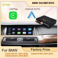 CarPlay inalámbrico y Android Auto para BMW Serie 5 F10, F11, F07 GT, G30, G31; sistema CIC/NBT/EVO; módulo de espejo Airplay Autolink