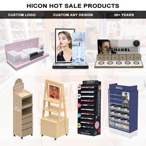 Nagellack-Schrank Verkaufsaktion individueller Großhandel Metallboden Nagellack-Vorführständer Regal für Salon - Product Image 2