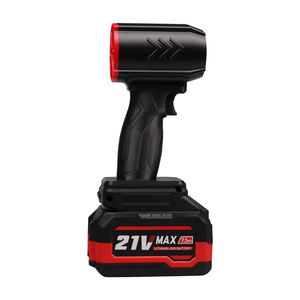 Ventilateur Turbo Hammer puissant mis à jour en 2024, sécheuse de voiture sans fil, <span class=keywords><strong>souffleur</strong></span> sans <span class=keywords><strong>batterie</strong></span>, ABS rouge et noir - Product Image 3