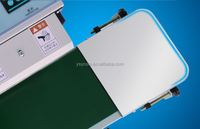 Scelleuse horizontale automatique continue de bande de sac avec l'imprimante en acier d'impression de date codage horizontal de cachetage de sac en plastique de PVC