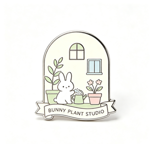 Custom Enamel Rabbit House <b>Pin</b> Metal Lapel <b>Badge</b> Plated Souvenir <b>Pin</b> for Gift and Collection - Product Image 1