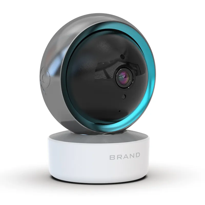 360 Degree View Smart Camera with Night Vision 2-Way Audio Smart Tracking WIFI Camera Work With Amazon Alexa