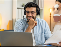 Auriculares Inalámbricos Yealink WH68 Híbridos con ANC, Batería de Larga Duración, DECT + 5.3