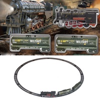 Jouet de train classique jouets de voiture de piste électrique musique légère simulation rétro pistes de train jouets pour enfants