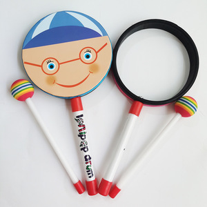 Wholesale Orff Musical Percussion Instrument 6-Inch Colorful Hand <b>Drum</b> Toy Hand <b>Drum</b> with Wooden Sticks Educational Musical toy - Product Image 3