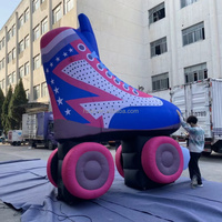 Patins à glace gonflables géants, modèle de patins à glace gonflables accrocheur pour les événements