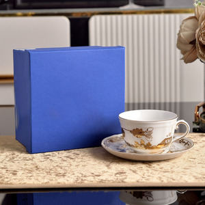 Luxury Golden Floral Ceramic Dinnerware <b>Set</b> Gold Rim Porcelain Plates Bowls <b>Cups</b> Teapot and Vases for Elegant Dining and Decor - Product Image 5