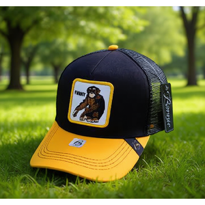 Gorra de camionero Sonic de 6 paneles, de malla, ajustable, unisex, informal, con panel frontal bordado, para primavera/verano, para adultos - Product Image 2