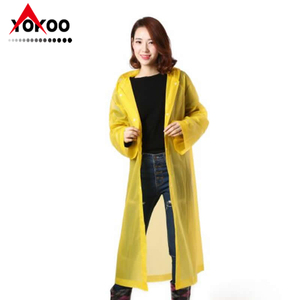 Imperméables réutilisables en EVA, ponchos de pluie imperméables unisexes pour hommes et femmes, longue cape de pluie - Product Image 5