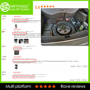 Haut-parleur <span class=keywords><strong>de</strong></span> graves actif pour voiture Sennuopu SW2010T, amplification haute puissance, sortie 500W, garanti un son puissant et profond - Product Image 3