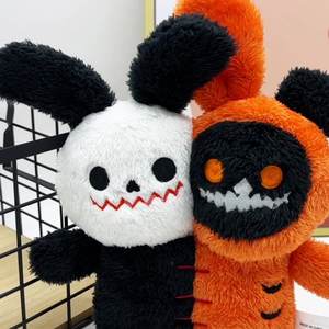 恐怖2头兔子毛绒动物万圣节毛绒玩具恐怖恐怖兔子万圣节装饰礼品 - Product Image 6