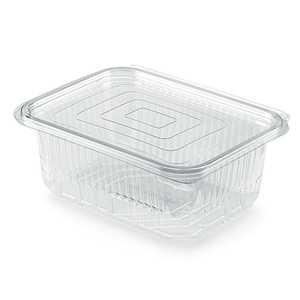 Vassoi rettangolari in plastica trasparente 10cm x 9.04cm x 5cm - Product Image 1