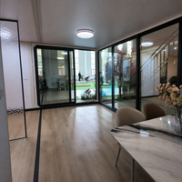 Studio modulaire préfabriqué clé en main de 20 pieds avec salle de bain pour maison d'hôtes de jardin ou logement annexe