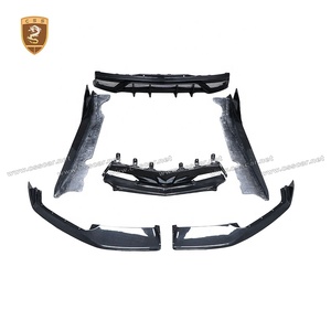 Kit carrosserie en fibre de carbone sèche pour <span class=keywords><strong>Chevrolet</strong></span> <span class=keywords><strong>Corvette</strong></span> <span class=keywords><strong>C8</strong></span> <span class=keywords><strong>2023</strong></span> : Lame avant, aileron latéral, diffuseur arrière et prises d'air de pare-chocs - Product Image 6