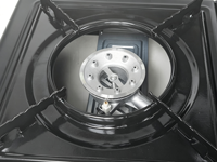 Réchaud à cartouche portable à brûleur unique pouvant utiliser des cartouches de gaz mini et une connexion GPL externe