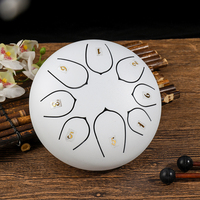 Custom 6 Inch Tongue Drum Music Enlightenment Percussion Instrument 8 Tone Steel Hand Pan Drum