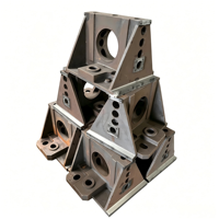 Boîtier en fonte grise usiné sur mesure par CNC, cadre de base pour équipement mécanique, certification IATF16949, tolérance