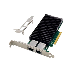 Carte réseau serveur double RJ45 10G PCIe X8 X540 Adaptateur NIC convergé pour serveurs IA Utilisation interne 10GbE - Product Image 1