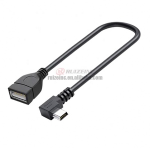Funivia a gomito con porta trapezoidale a forma di T che collega il Mini cavo Usb <span class=keywords><strong>Otg</strong></span> con disco U - Product Image 4
