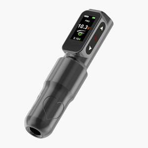 Machine à tatouer numérique sans fil professionnelle 10000 tr/min, compatible cartouche et aiguille, pour microblading et PMU, en aluminium - Product Image 2