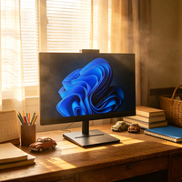 Computadora Todo en Uno de 24 Pulgadas con Frecuencia de Actualización de 144Hz, Core I5/I7, Computadora de Escritorio para Juegos, Monobloque con Teclado Mecánico