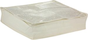 Sac de rangement léger et durable avec un couvercle transparent et une fermeture éclair sur trois côtés, s'adapte parfaitement sous le lit. - Product Image 2