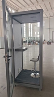 Cabines acoustiques individuelles autoportantes pour bureau, gain de place, pour l'intimité, utilisation en école et en bibliothèque
