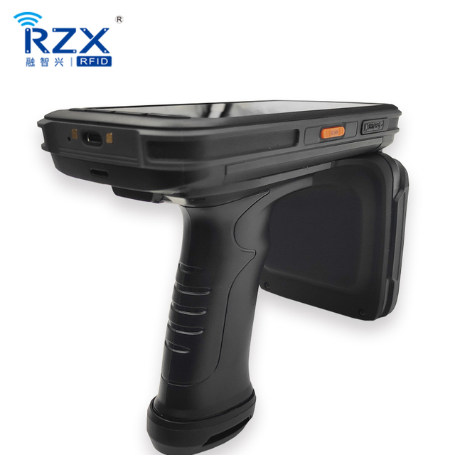 Ready to Ship Portable 1d 2d Barcode Scanner Support Data Temperature Long Range UHF RFID Handheld Reader and Writer
