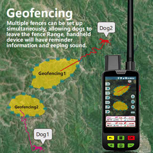 eSEEK Professional 4G VHF GunDog <b>Trainer</b> GPS Tracking Collar IP68 <b>Waterproof</b> Hound Locator System with Handheld PDA Unit - Product Image 3
