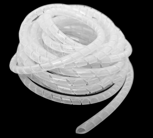 High Temperature Heat Resistant Insulation /Anti-UV Silicone Rubber Spiral Wound/Winding Wire Cover Protector Pipe 4*6*1mm