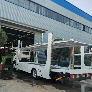 รถบรรทุกขนส่งรถยนต์ JAC แบบไฮดรอลิก น้ำหนักเบา สำหรับขนส่งรถยนต์ - Product Image 5